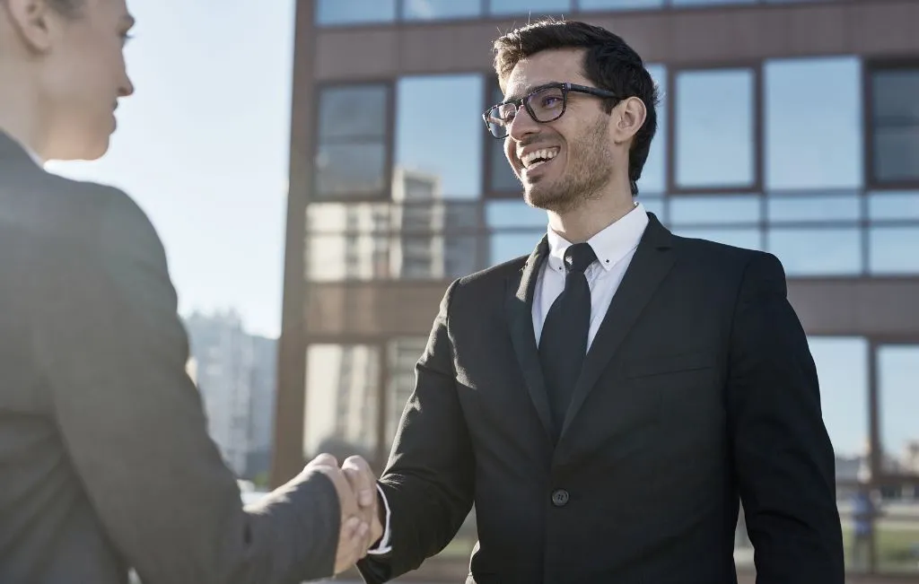 business professional handshake